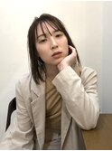 ストレートボブ/ブリーチなし