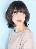 大人の柔らかな◇ニュアンスボブウルフ