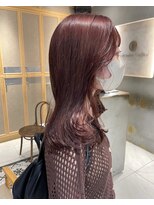ヘアサロン ガリカ 表参道(hair salon Gallica)&nbsp;艶髪透明感ラベンダーココアブリーチなしダブルカラー