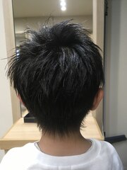 仙台D　刈り上げソフトフェードキッズカットラインstyle