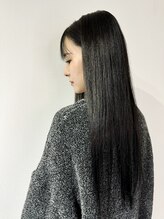 ドットヘアーエフェクト(dot. hair effect) 透明感ある暗髪ロングヘア