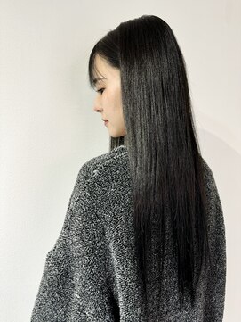 ドットヘアーエフェクト(dot. hair effect) 透明感ある暗髪ロングヘア
