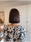 ぱつっとボブ