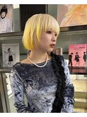 抜きっぱなしブロンド/金髪/デザインカラー/銀座