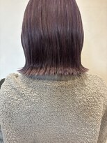 ポート 蕨(PORT)&nbsp;伸びてもきれいなボブ×ダークラベンダーカラー【高岩美季】