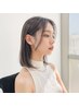 ２回目以降【ミディアムヘア限定】カット+艶カラー￥12320→￥11770～