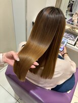 ハピネス 河原町店(Happiness)&nbsp;髪質改善 レイヤーカット ベージュ グレージュ 20代 30代 40代