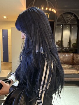 ノラ ヘアーサロン(NORA HAIR SALON) ダークブルーネイビーカラー