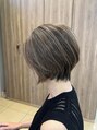アグ ヘアー トリコ 久喜3号店(Agu hair trico)&nbsp;クビレショート/ハンサムショート/白髪ぼかしハイライト