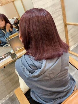 ジーナ 船橋(Zina) 髪質改善＊くびレイヤーピンクベージュ＊美髪【Zina船橋】