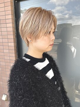 ヘアスペース クレール(hair space clair) 【clair清水恭平】30代40代襟足改善ショートカット/似合わせ