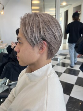 エムヘアー  下北沢(em hair) ミルクティーベージュ/スパイキー/フェザーパーマ/下北沢