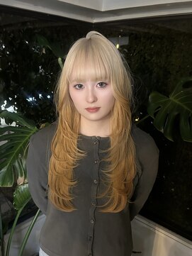 キイ 原宿 表参道(K.e.y) 残留カラー/シャギーレイヤー/ハイトーンレイヤー