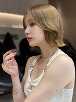 ロンドガーネット 池袋(Lond garnet)&nbsp;ミニウルフレイヤーカット顔周り前髪韓国ショートボブ/池袋