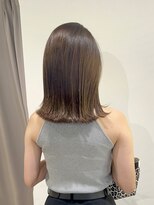 ノウハウ キョウト(KNOWHOW kyoto)&nbsp;オリーブベージュカラー/切りっぱなしボブ