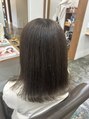 キートス ヘアーデザインプラス(kiitos hair design +) 自然なストレートならここまで綺麗に。