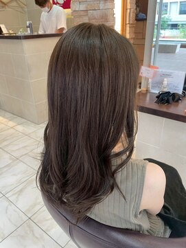 ルページ 千葉(lpage) 髪質改善/顔周りレイヤーカット/グレージュ[千葉/千葉駅]