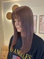 ラヴィズム 名駅店(LUVISM) 艶カラー/ミディアム/レイヤー/顔周りレイヤー/名駅