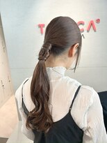 トリッカ 代官山(tricca) タイトポニー/お呼ばれヘア/ヘアアレンジ