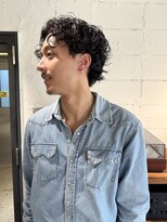 パーク(PARK)&nbsp;メンズミディアムスパイラルウルフパーマ