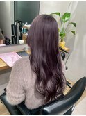 イメチェン/ラベンダーグレージュダブルカラー/前髪/表参道/原宿