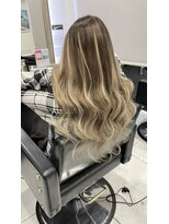 ヘアーデザイン ジェルム(Hair Design germe)&nbsp;プルエクグラデーション×ハイライト #しのだスペシャル