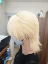 レジェンド(LEGEND)&nbsp;ホワイトブロンド×ウルフカット！