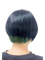 黄ぐまくん美容室&nbsp;ショート　レイヤー　ボブ