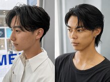 ーBOB（ボブ）ーカルマパーマ[men's/竪町/スパイキーショート/波巻きパーマ/ツイストパーマ/韓国/学割U24]