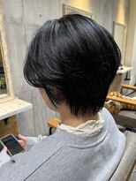 パダ 天六店(PADA) ショートボブ × 暗髪 × 韓国ヘア
