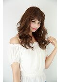 小顔になれる♪立体セミディウェーブ☆