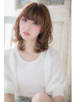 美容室 ファクト(fact)&nbsp;くびれカールで♪妹系☆甘え顔ミディa