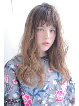 ジーナ 福岡天神(Zina) ☆Zina☆くしゃバング×無造作ウェーブ３