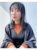 抜け感 × ダークネイビー × lob layer【Steed/立川】