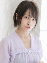 【ROMA】暗髮でも柔らかい印象になれる透明感ラベージュショート