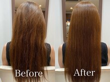 髪質改善専門サロン『美髪革命CELESTE』の豊富な髪質改善トリートメントメニューを実感！