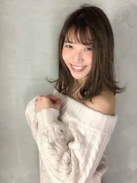 ヘアメイク コムハース 調布(hair make COMHEARES) 外ハネニュアンスミディアム