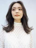 ラブクロムトーキョー オモテサンドウ(LOVECHROME OMOTESANDO)&nbsp;かき上げミディアム　くびれヘア【表参道】【LOVECHROME】