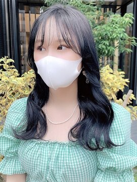 アイリー 名古屋(A/LEE) ブルーブラック × 韓国風