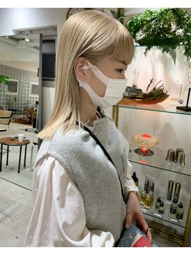 ウォーター 表参道(WATER) ケアブリーチベージュ【表参道】@water.hair