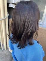 アオゾラヘアー フジサキグウ(AOZORA HAIR FUJISAKIGU) 透け感レイヤー