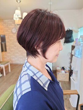 ミエル(miel) 【hair design miel】大人ショートボブ