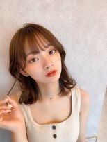 ルームバイシー 新宿(Loom. by Sea)&nbsp;ミディアムカラー/透明感カラー/ツヤ感カラー/色っぽヘア