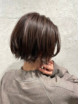 オーク 鷺沼(OAK) #ショートボブ #マロンブラウン