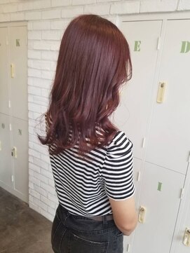 ラファンジュ ヘアー クレオ(Rohange hair Creo) 【Creo】セミロング×バックスタイル