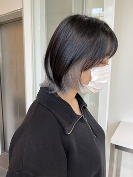 アライブ ハラジュク(ALIVE harajuku) ホワイトシルバーインナーカラーryota