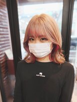 ボアップ(boappu)&nbsp;#インナーカラー#インナーピンク#ハイトーンカラー#ブロンド