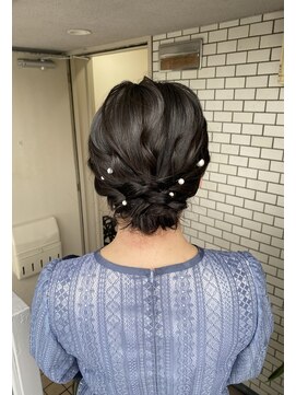 フェリーチェ(Felice) ボブアップ　アップヘア　シニヨン　結婚式ヘアセット