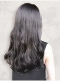大人透明感ダークグレージュ