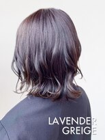 ヘアープロデュース ラピセット 松山(Lapset) 20代30代40代外ハネ小顔ボブ透明感ラベンダーグレージュ